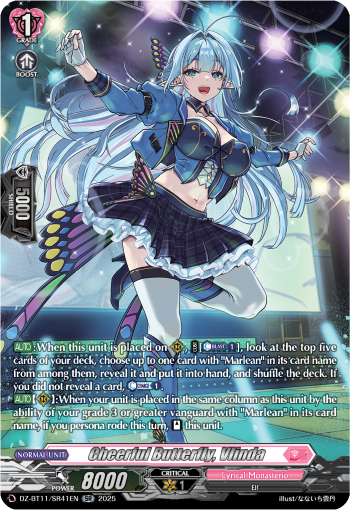 Cheerful Butterfly, Vlinda (SR) - DZ-BT11/SR41EN