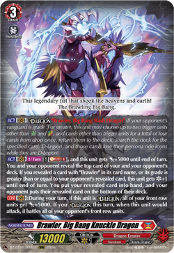 Brawler, Big Bang Knuckle Dragon - DZ-BT12/002EN