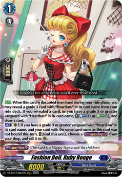 Fashion Doll, Ruby Rouge - DZ-BT12/007EN