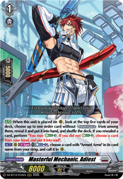 Masterful Mechanic, Adiest - DZ-BT12/010EN