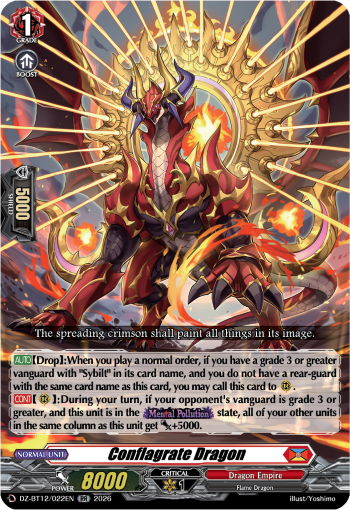 Conflagrate Dragon - DZ-BT12/022EN