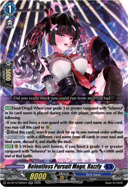 Relentless Pursuit Mage, Razzly - DZ-BT12/025EN