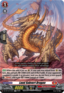 Land Subvert Dragon - DZ-BT12/073EN