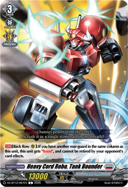 Heavy Cord Robo, Tank Bounder - DZ-BT12/087EN