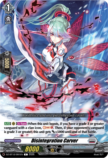 Disintegration Carver - DZ-BT12/091EN