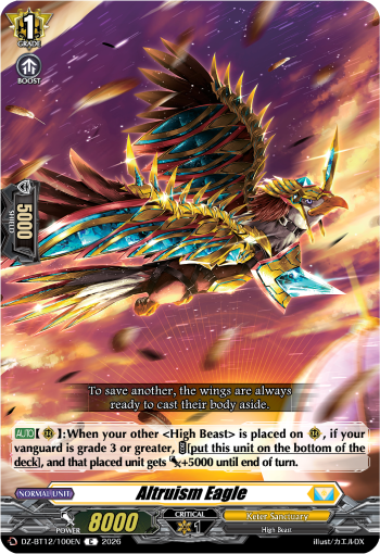 Altruism Eagle - DZ-BT12/100EN