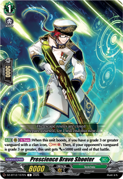 Prescience Brave Shooter - DZ-BT12/107EN