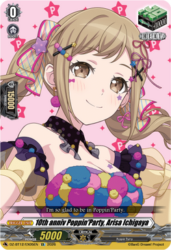 10th anniv Poppin'Party, Arisa Ichigaya - DZ-BT12/EX05EN