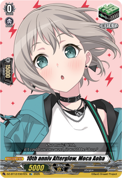 10th anniv Afterglow, Moca Aoba - DZ-BT12/EX07EN