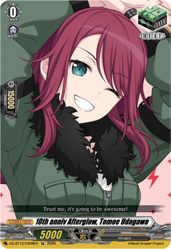 10th anniv Afterglow, Tomoe Udagawa - DZ-BT12/EX09EN