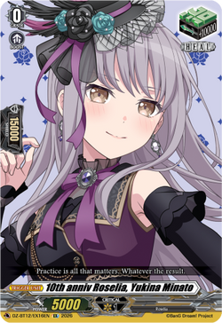 10th anniv Roselia, Yukina Minato - DZ-BT12/EX16EN