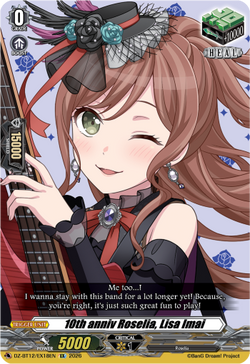 10th anniv Roselia, Lisa Imai - DZ-BT12/EX18EN