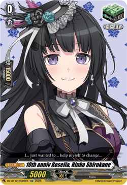 10th anniv Roselia, Rinko Shirokane - DZ-BT12/EX20EN