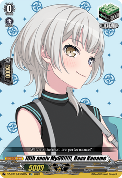 10th anniv MyGO!!!!!, Rana Kaname - DZ-BT12/EX38EN