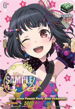 10th anniv Poppin'Party, Rimi Ushigome (Signature) - DZ-BT12/EXS03EN