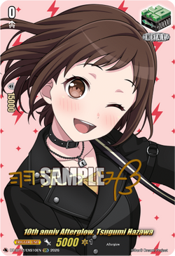 10th anniv Afterglow, Tsugumi Hazawa (Signature) - DZ-BT12/EXS10EN