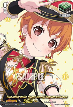 10th anniv Hello, Happy World! Hagumi Kitazawa (Signature) - DZ-BT12/EXS23EN