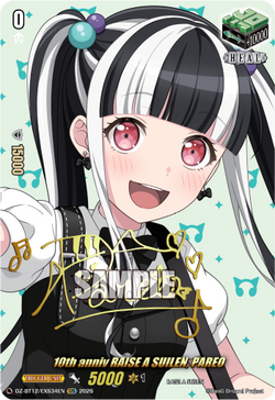 10th anniv RAISE A SUILEN, PAREO (Signature) - DZ-BT12/EXS34EN