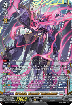 Blue Deathster, "Skyrenspecter" Avantgarda Masques (FFR) - DZ-BT12/FFR09EN