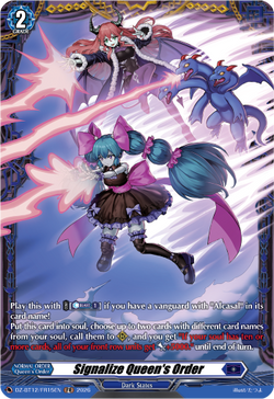 Signalize Queen's Order (FR) - DZ-BT12/FR15EN