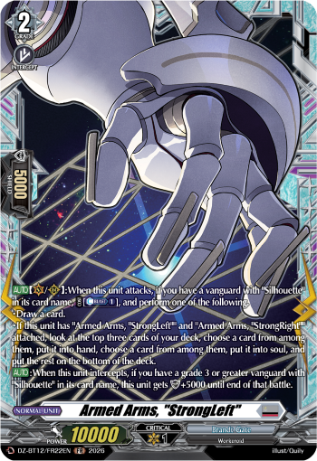 Armed Arms, "StrongLeft" (FR) - DZ-BT12/FR22EN