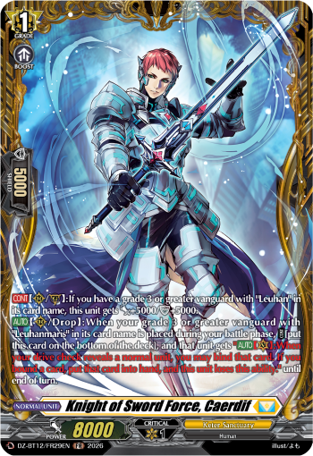 Knight of Sword Force, Caerdif (FR) - DZ-BT12/FR29EN