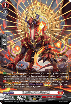 Conflagrate Dragon (SR) - DZ-BT12/SR07EN
