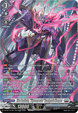 Blue Deathster, "Skyrenspecter" Avantgarda Masques (SR) - DZ-BT12/SR17EN