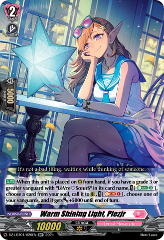 Warm Shining Light, Plezjr - DZ-LBT01/029EN