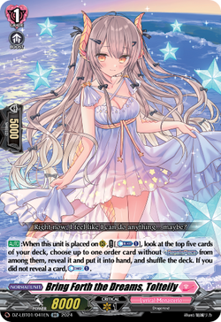 Bring Forth the Dreams, Tolteily - DZ-LBT01/041EN