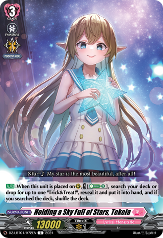 Holding a Sky Full of Stars, Tekeia - DZ-LBT01/072EN