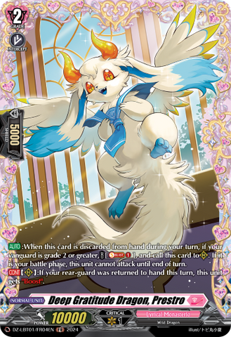 Deep Gratitude Dragon, Prestro (FR) - DZ-LBT01/FR04EN