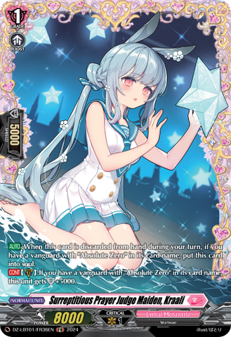 Surreptitious Prayer Judge Maiden, Kraali (FR) - DZ-LBT01/FR36EN
