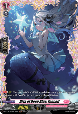 Diva of Deep Blue, Fonceil (FR) - DZ-LBT01/FR38EN