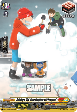 Building a "Big" Snow Sculpture with Everyone! - DZ-SS05/080EN