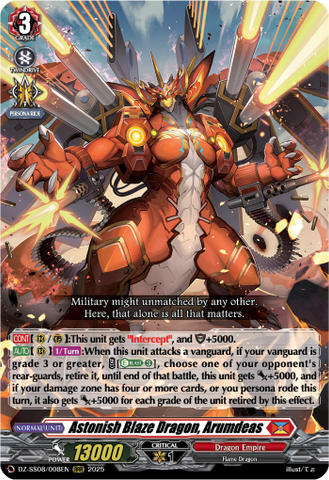 Astonish Blaze Dragon, Arumdeas - DZ-SS08/008EN