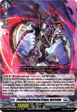 Crumbling Destruction Dragon, Quorisdam - DZ-SS08/010EN