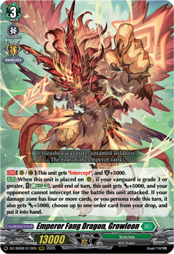 Emperor Fang Dragon, Growleon - DZ-SS08/013EN
