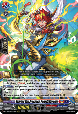Soaring Sun Presence, Forwd&Revertis - DZ-SS08/015EN