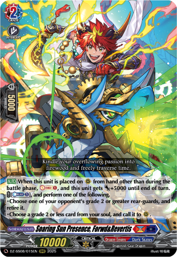 Soaring Sun Presence, Forwd&Revertis - DZ-SS08/015EN