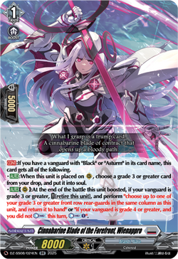 Cinnabarine Blade of the Forefront, Wienappro - DZ-SS08/024EN