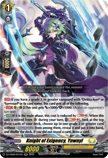 Knight of Exigency, Ynwnyl - DZ-SS08/027EN