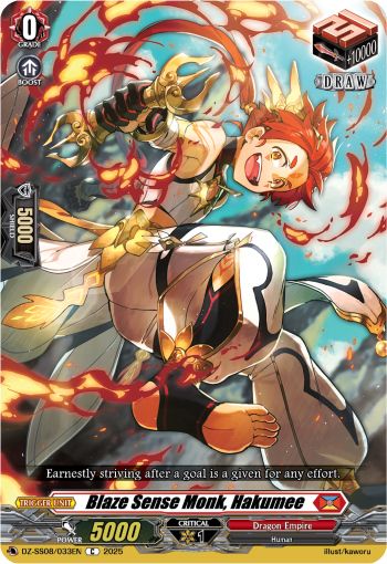 Blaze Sense Monk, Hakumee - DZ-SS08/033EN