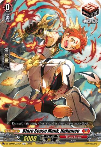 Blaze Sense Monk, Hakumee - DZ-SS08/033EN