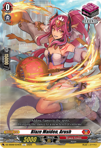 Blaze Maiden, Arush - DZ-SS08/034EN