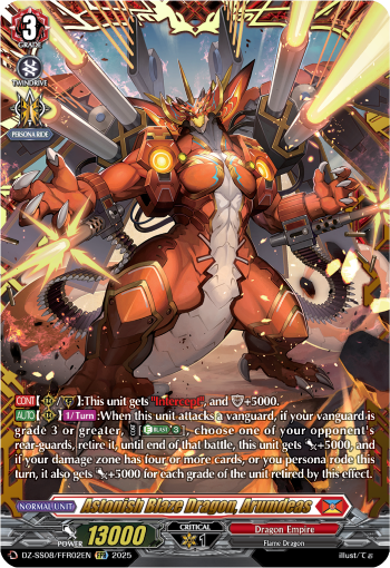 Astonish Blaze Dragon, Arumdeas (FFR) - DZ-SS08/FFR02EN