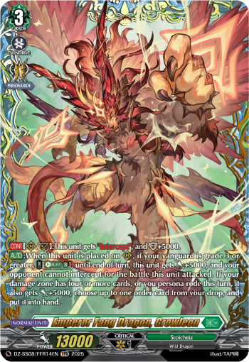 Emperor Fang Dragon, Growleon (FFR) - DZ-SS08/FFR14EN