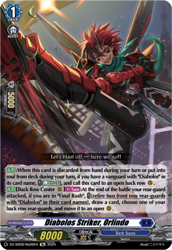 Diabolos Striker, Orlindo (Re) - DZ-SS08/Re09EN