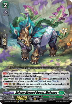 Sylvan Horned Beast, Maleeva (Re) - DZ-SS08/Re27EN