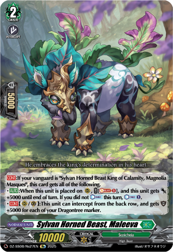 Sylvan Horned Beast, Maleeva (Re) - DZ-SS08/Re27EN